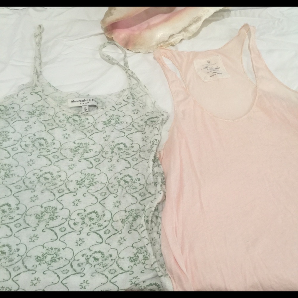 Two Abercrombie & Fitch soft summer tees